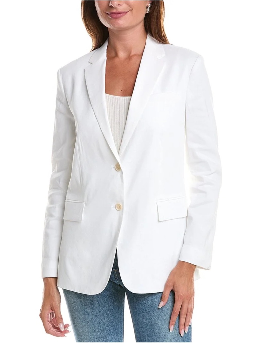 THEORY ROLLED SLEEVE BF JACKET********SIZE: 2